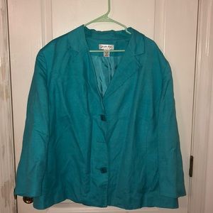 Blue Judith Hart Womens Blazer
